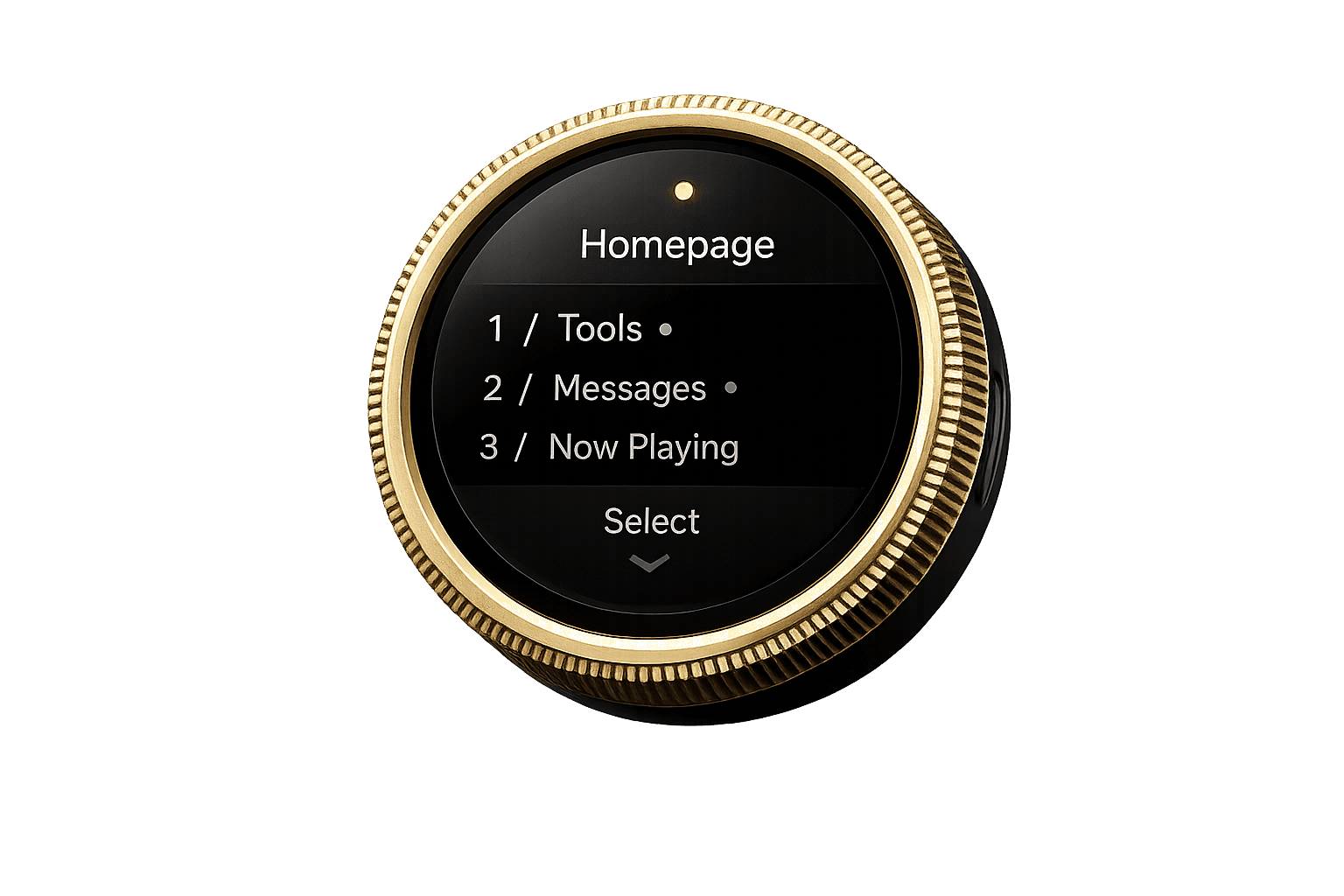 AuraDot home screen